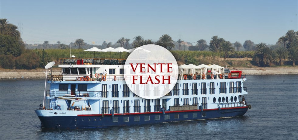 Dernière Minute -300 € Vols Inclus** ! Croisière de Luxe sur le Nil 5* - Visites incluses