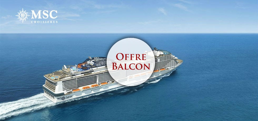 Forfait Boissons Tout Inclus offert en Cabine Balcon** ! A bord de tout nouveau MSC Meraviglia 5* ! Au départ de Marseille Croisière Italie, Malte, Espagne
