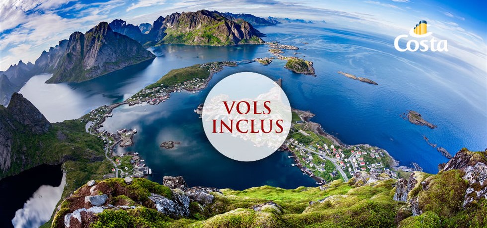 Dès 1014€ VOLS INCLUS 12 jours Croisière Fjords de Norvège, Cap Nord et Iles Lofoten