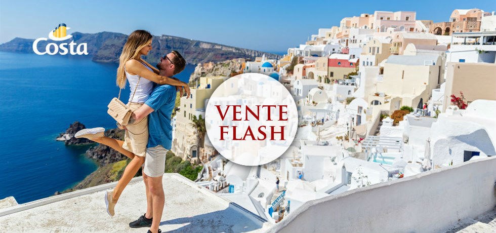 SUPER VENTE FLASH ! Croisière Iles grecques: Santorini, Corfou & Croatie