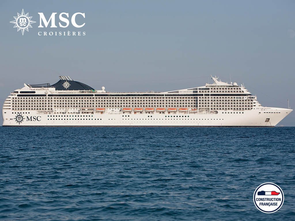MSC ORCHESTRA - Méditerranée - CROISIÈRE AU DÉPART DE BARI (ITALIE)
