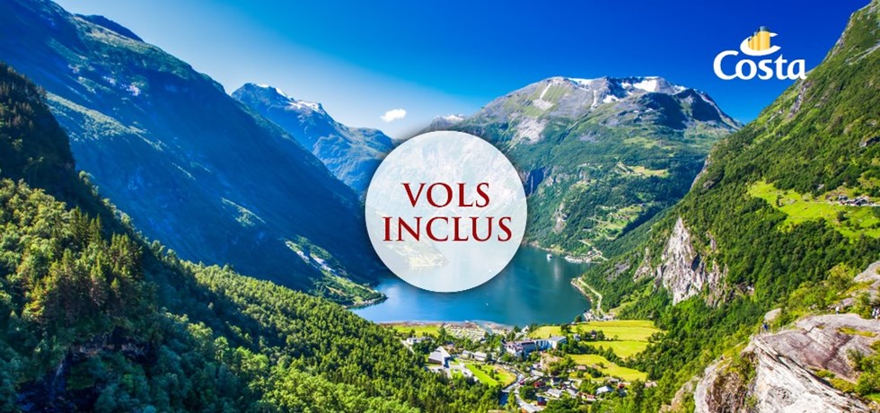 WOW Dès 935€ Vols au départ de Paris inclus 10 jours Fjords de la Norvège