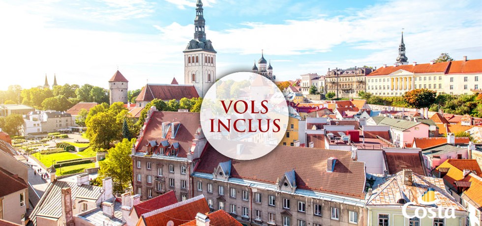 Dès 926€ en juillet/août Vols Inclus 11 jours Croisière Lituanie, Estonie, Russie, Finlande, Suède - 2 jours à St. Pétersbourg