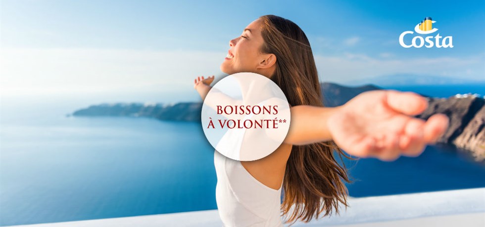 -50% sur le deuxième passager et Boissons à volonté incluses** Croisière Croatie et Iles grecques: Santorin, Mykonos