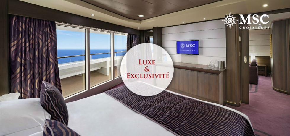 Remise Exclusive jusqu'au 19/06 et Crédit à bord de 500€ Offert MSC Yacht Club : Luxe & Exclusivité !** Vols inclus Iles grecques, Sicile, Malte