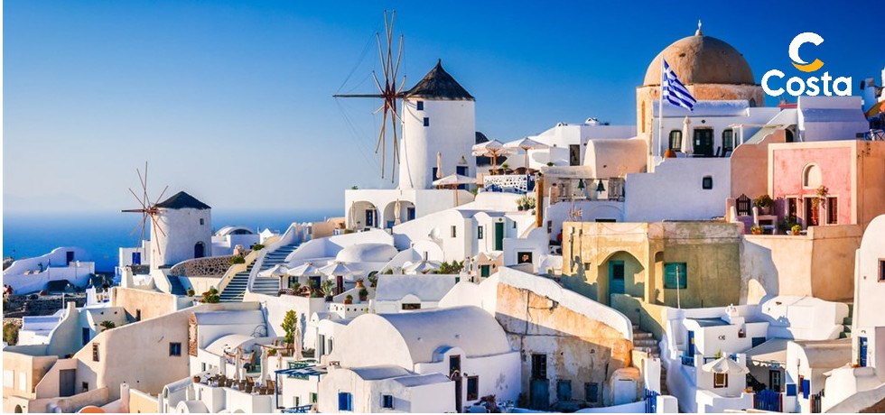 A bord du Costa Deliziosa : Italie, Grèce