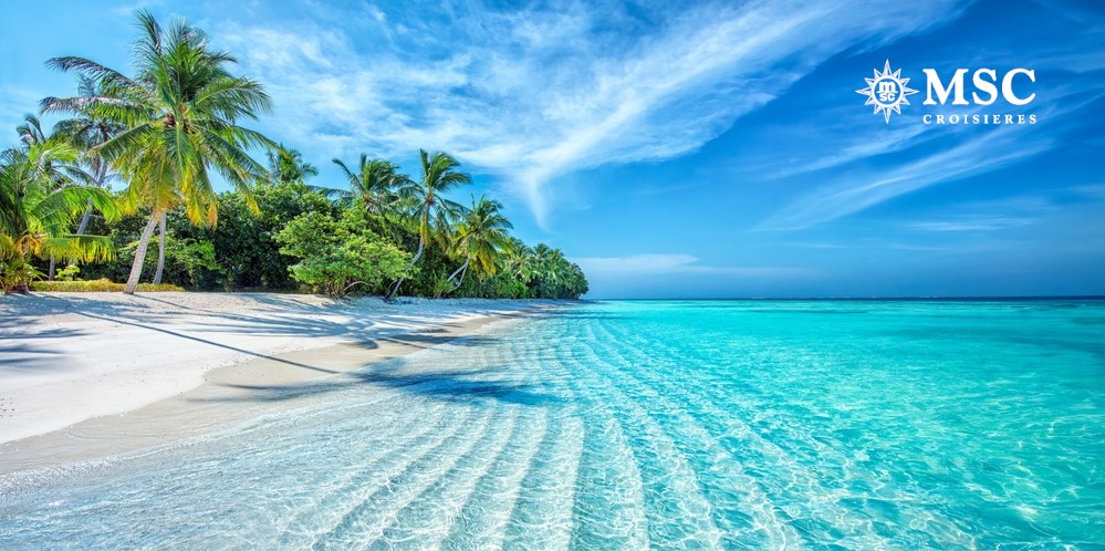 VENTE FLASH jusqu'au 17 octobre** Vols et Forfait Boissons inclus A bord du MSC Virtuosa 5* Cap sur les Antilles