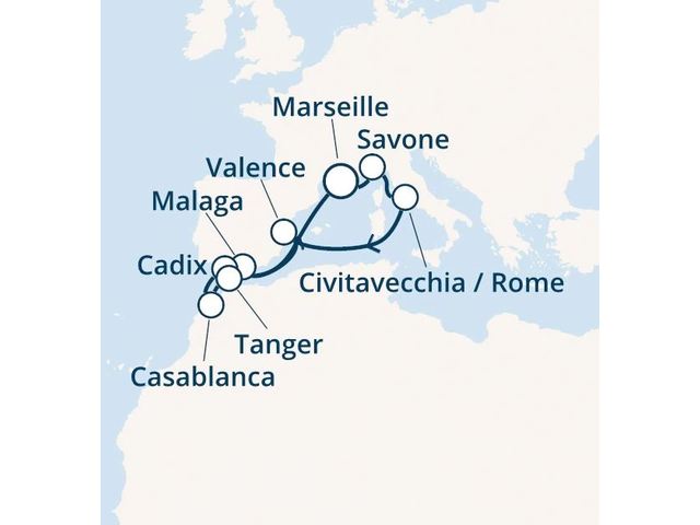 Croisieres France Italie Espagne Maroc Avec Le Costa Magica Costa Croisieres Avril 21 Voyages Rive Gauche